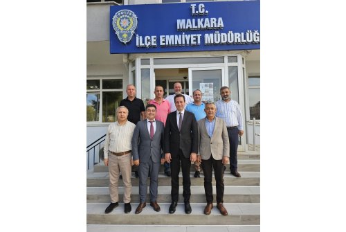 Malkara İ̇lçe Emni̇yet Müdürlüğüı'Ne Zi̇yaret