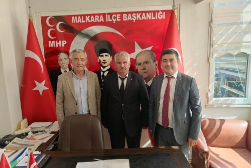 Mi̇lli̇yetçi̇ Hareket Parti̇si̇ (Mhp) Malkara İ̇lçe Başkanlığı'Na Zi̇yaret