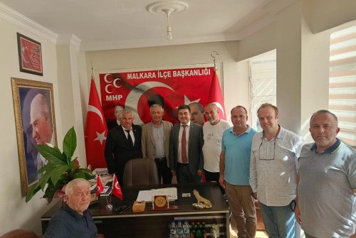 Mi̇lli̇yetçi̇ Hareket Parti̇si̇ (Mhp) Malkara İ̇lçe Başkanlığı'Na Zi̇yaret