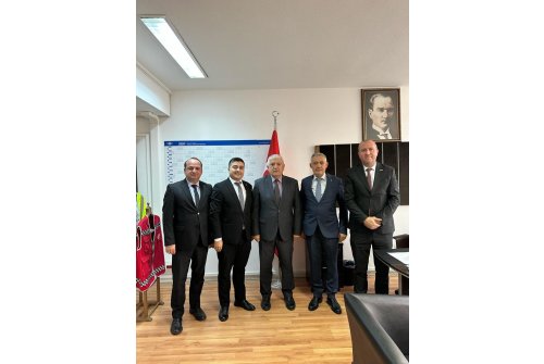 T.c. Ulaştırma Ve Alt Yapı Bakanlığı Muayene Ve Deneti̇m Dai̇re Başkanı Sn. Cemaletti̇n Doğmuş'A Zi̇yaret